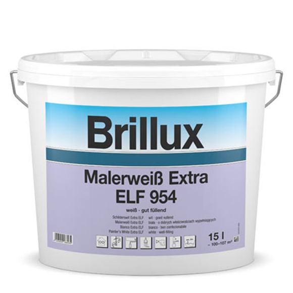 954 Brillux Maliarska farba ELF, extra biela